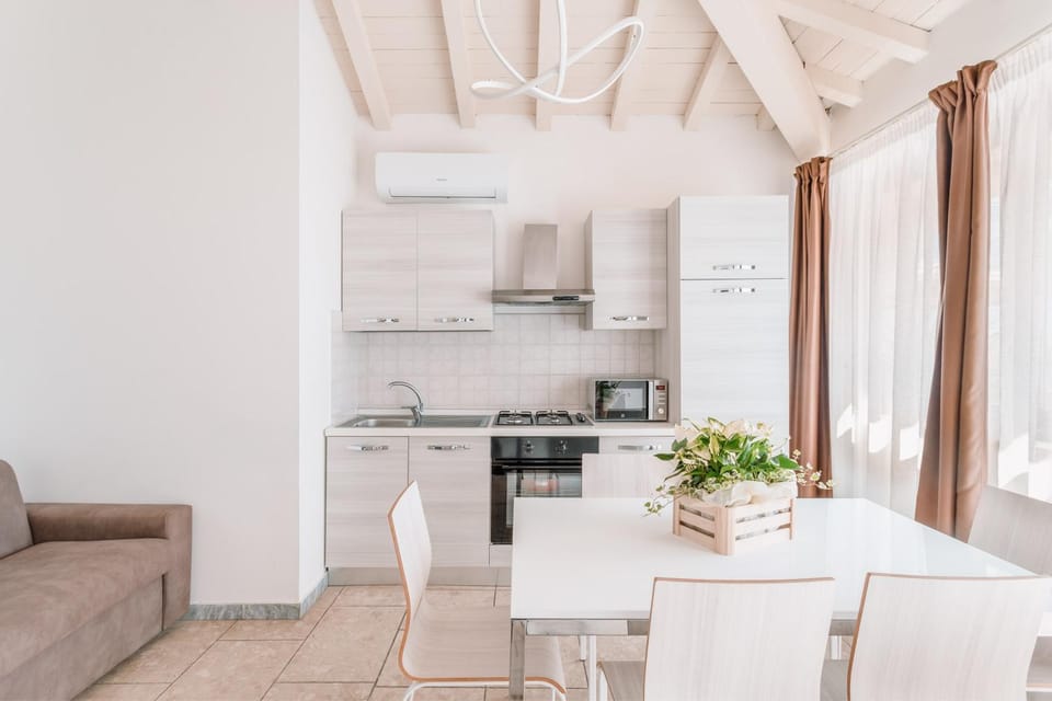 Living room, kitchen