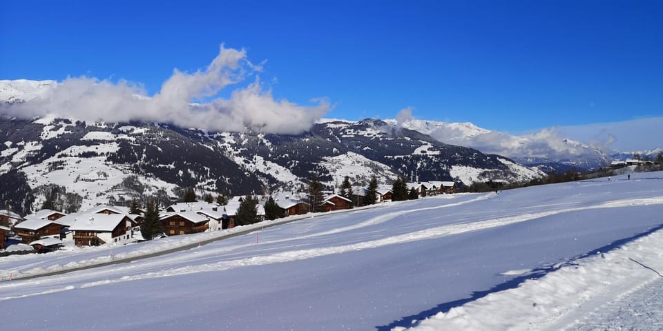 Natural landscape, Winter, Hiking, Mountain view