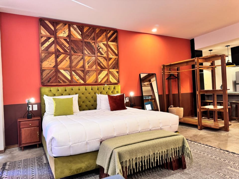 Bed, Photo of the whole room, Bedroom, wardrobe