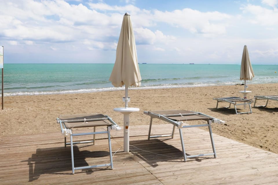 Day, Natural landscape, Beach, Sea view, sunbed