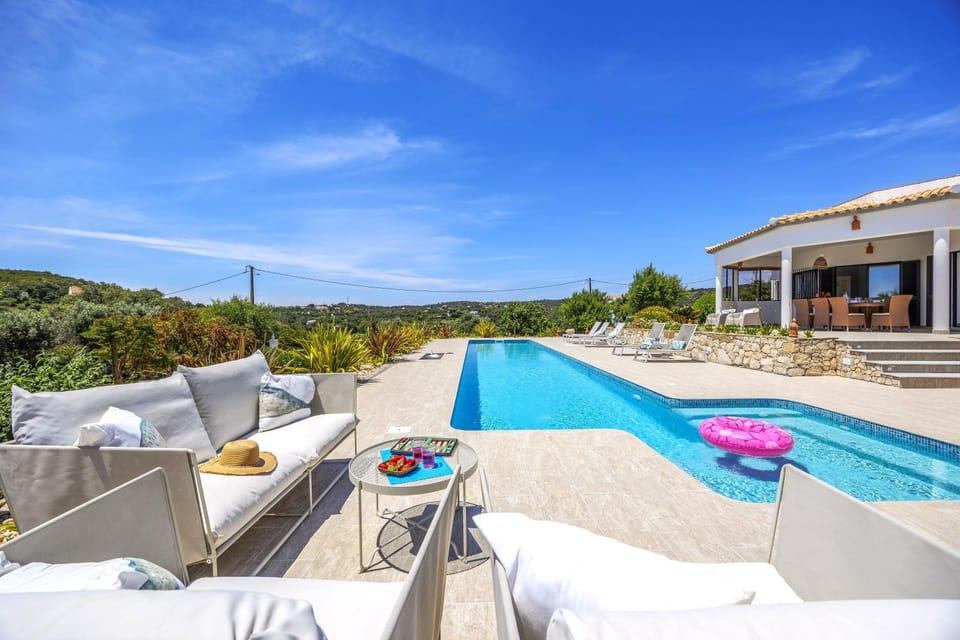 Natural landscape, Seating area, Pool view, Swimming pool, sunbed