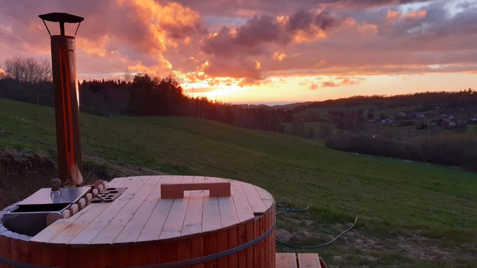 Hot Tub, Sunset