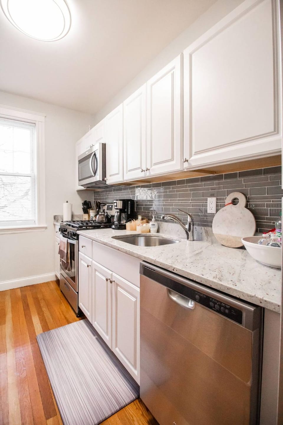 dishwasher, microwave, storage, kitchen