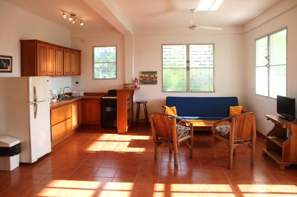 Kitchen or kitchenette, Living room