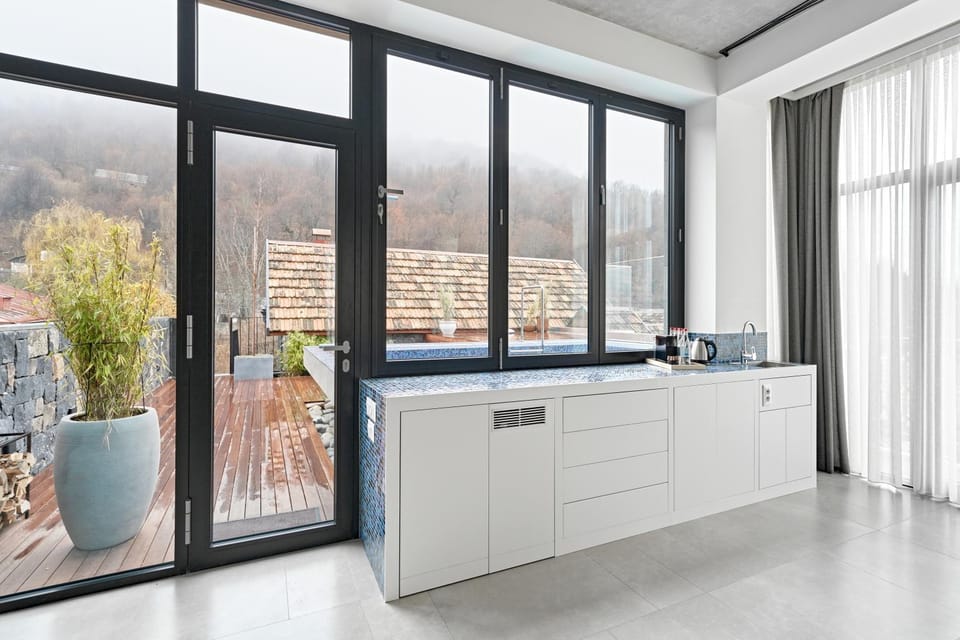 Natural landscape, Kitchen or kitchenette, Mountain view