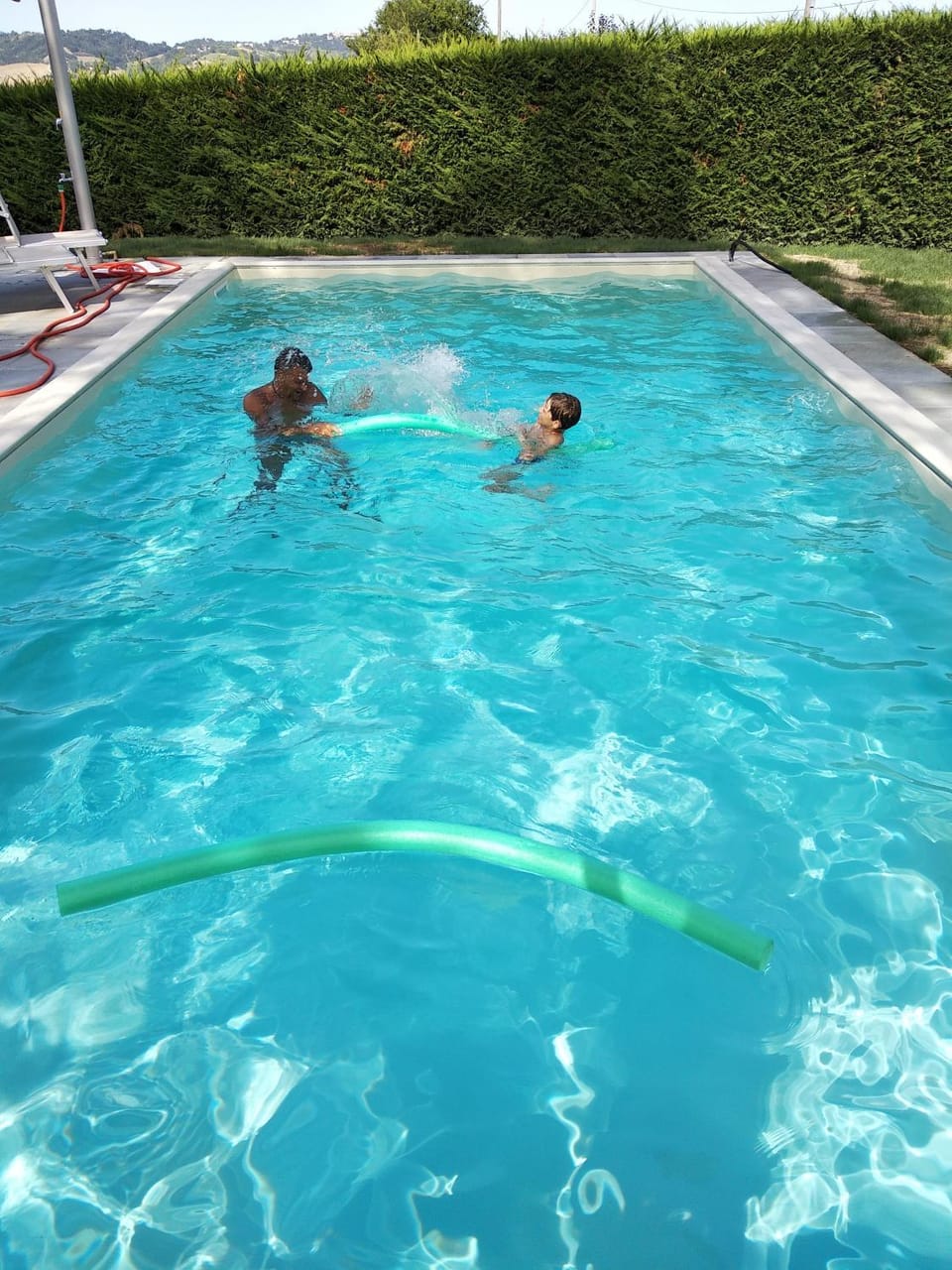 People, Swimming pool, Family