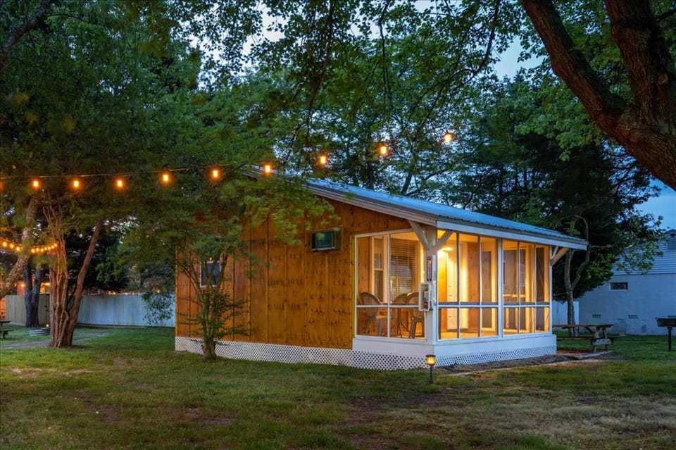 Night, Natural landscape, Garden view