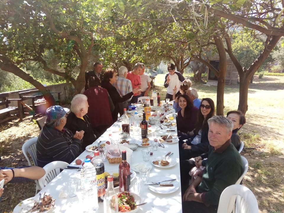 Spring, Day, People, BBQ facilities, Garden, Food and drinks, Evening entertainment, Food, Guests, Garden view, Drinks, group of guests