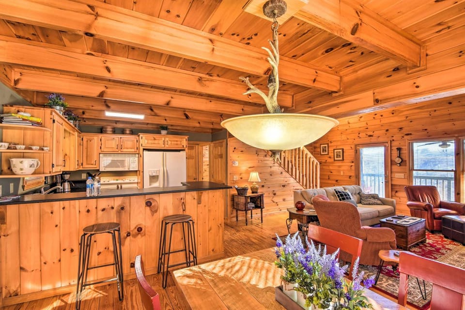 Cozy Mountain Cabin - Panoramic Mountain Views Cabin in Union County