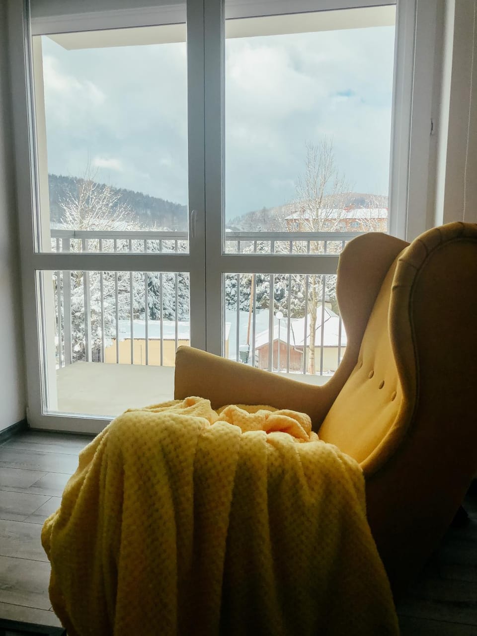 Living room, Seating area, City view