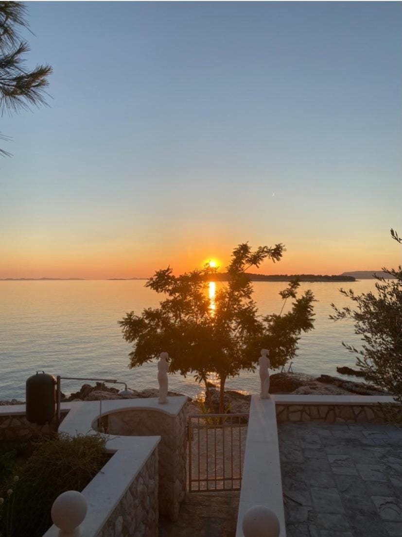 Sea view, Sunrise, Sunset