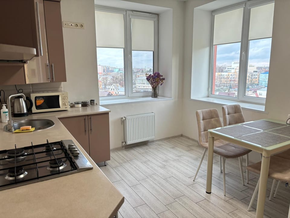 Апартаменти люкс в центрі, на вулиці Набережна,10 ,замок Любарта Apartment in Ukraine