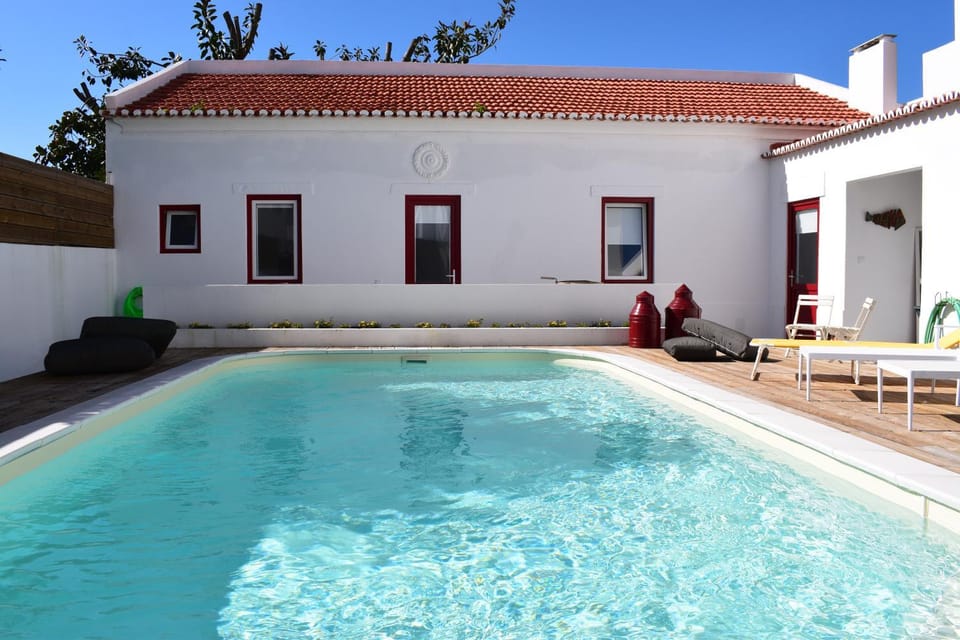 Pool view, sunbed