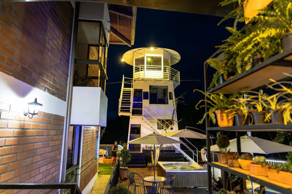 Property building, Night