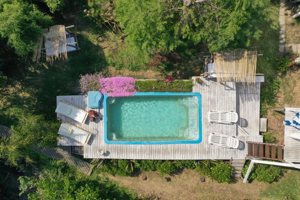 Day, Bird's eye view, Garden, Solarium, Balcony/Terrace, Garden view, Pool view, Swimming pool, sunbed