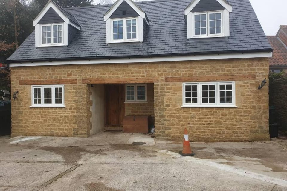 Traditional coach house in rural private estate. House in South Somerset District