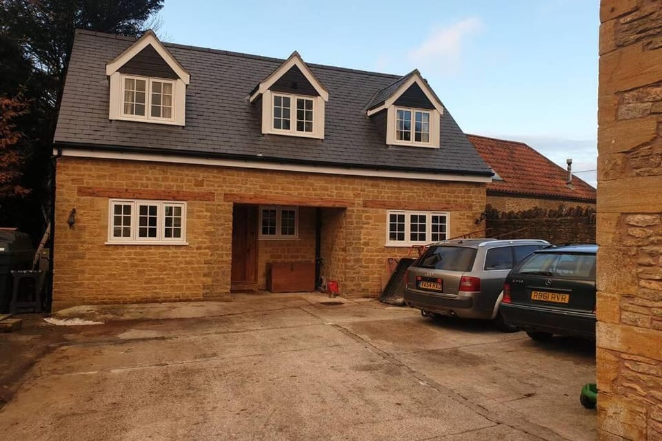 Traditional coach house in rural private estate. House in South Somerset District