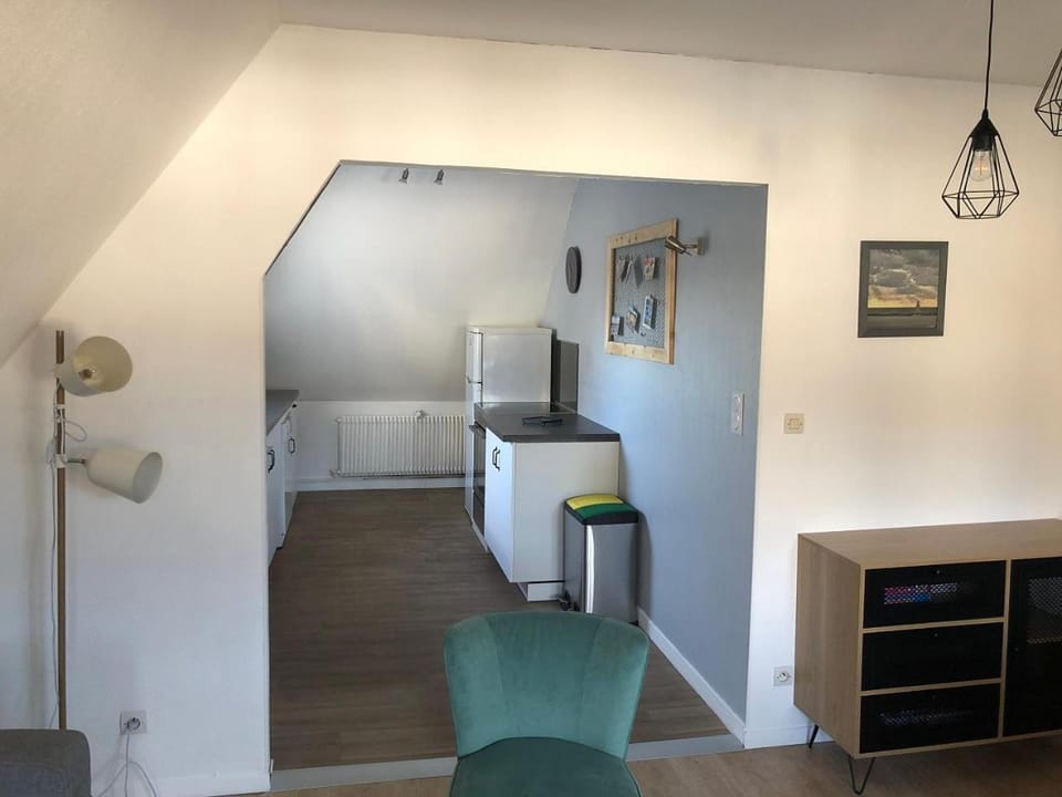 Kitchen or kitchenette, Living room