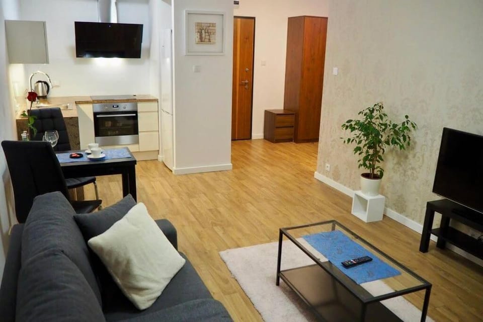 Kitchen or kitchenette, Living room, Dining area