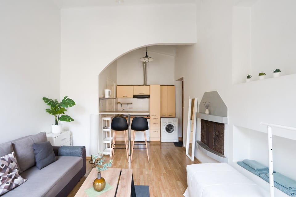 Old Town Loft Private Terrace Steps from Cathedral Apartment in Vilnius