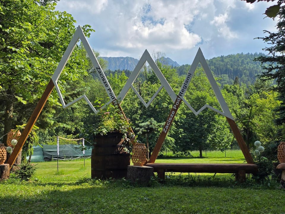Natural landscape, Garden, Mountain view