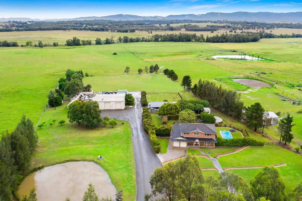Property building, Natural landscape, Bird's eye view