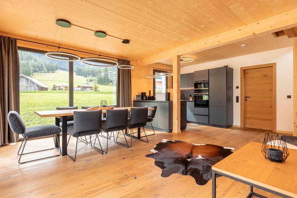 Kitchen or kitchenette, Living room, Dining area