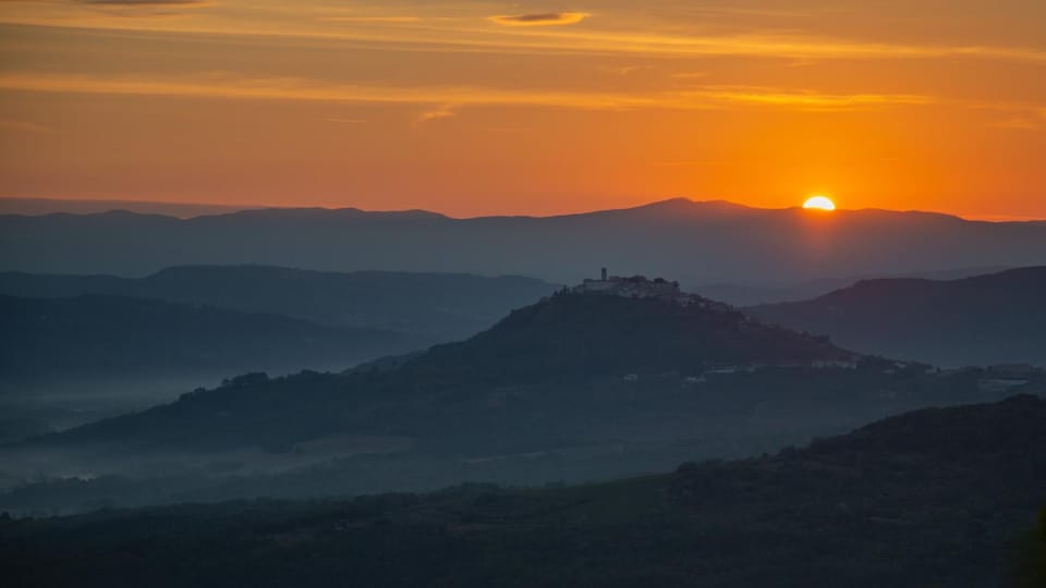 Natural landscape, Mountain view, Sunrise