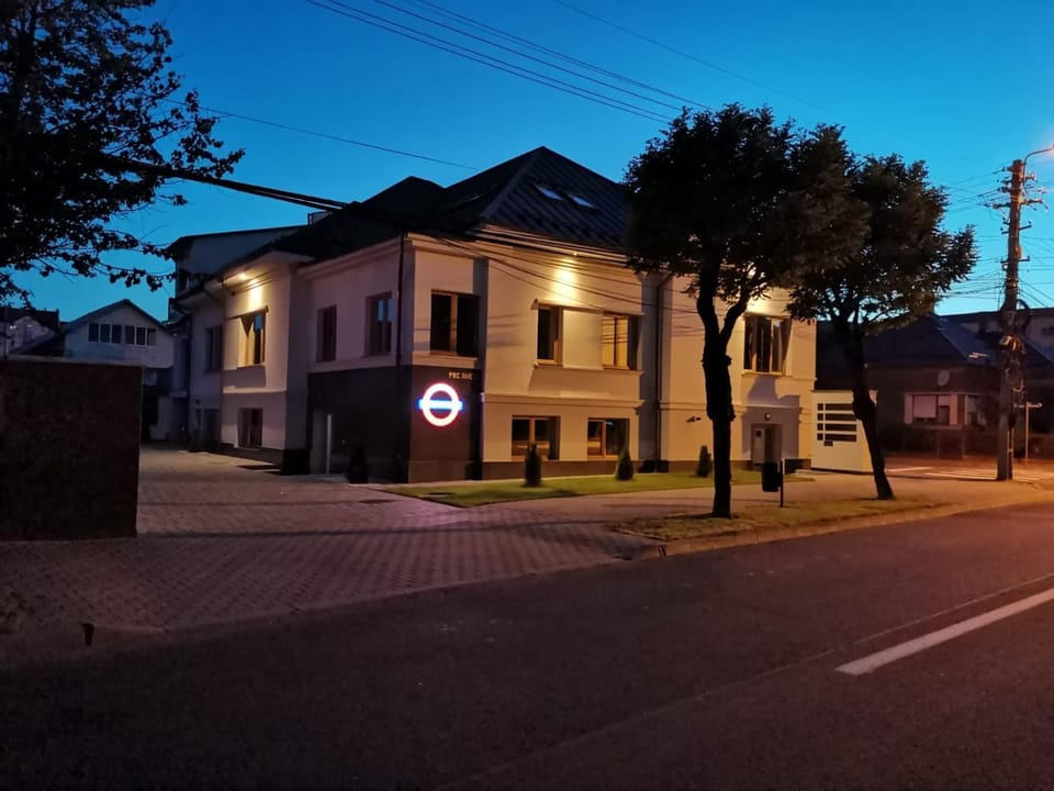 Property building, Sunset