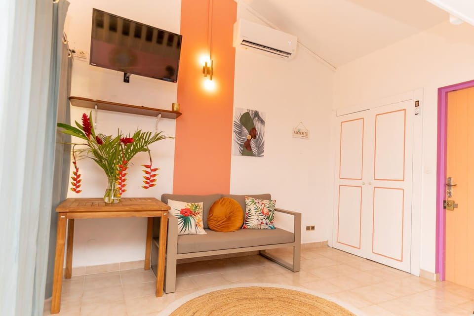 Living room, air conditioner