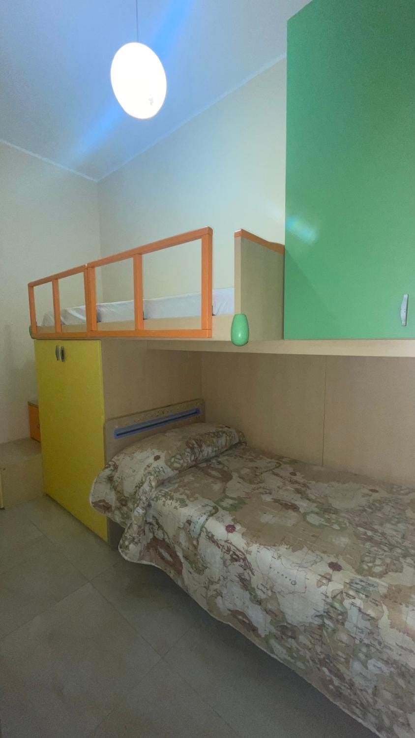 Photo of the whole room, bunk bed