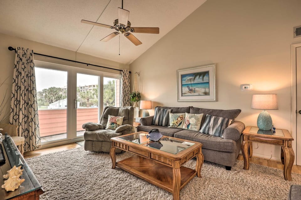 Breezy St Augustine Condo: Walk to Crescent Beach! House in Butler Beach