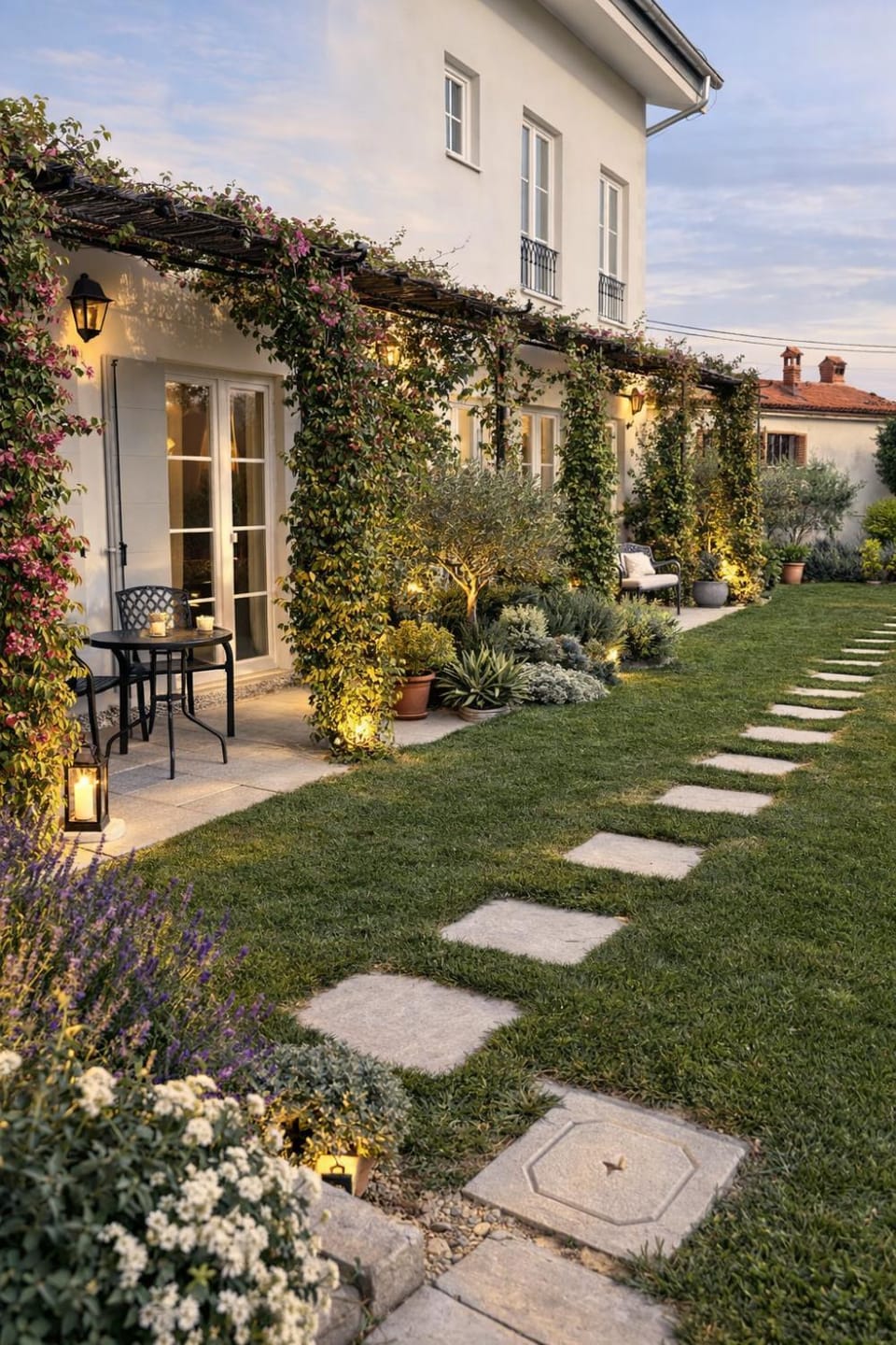 Property building, Balcony/Terrace, Garden view