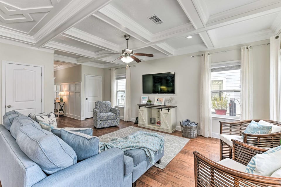 Half Mi to Inlet Beach Home with Grill and Fire Pit House in Inlet Beach