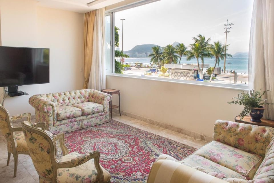 Luxo frente mar Copacabana Apartment in Rio de Janeiro