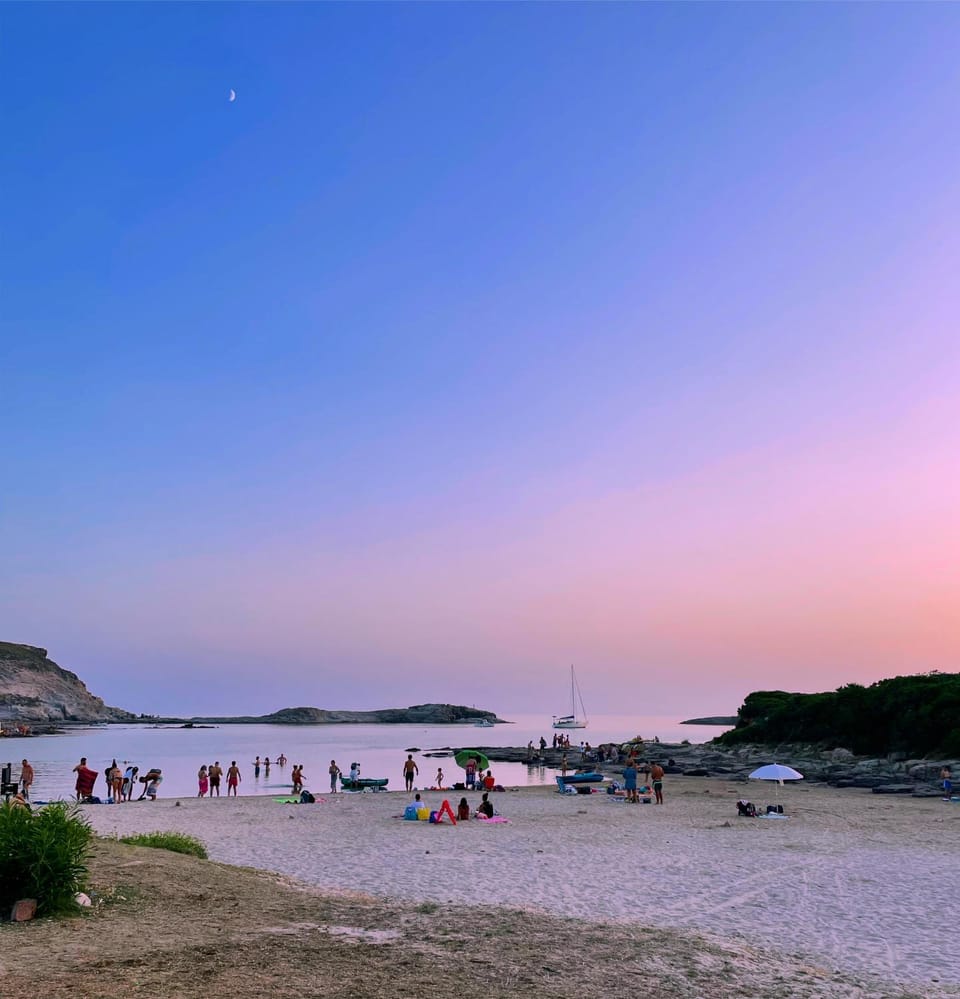 Nearby landmark, Natural landscape, Beach, Sunset