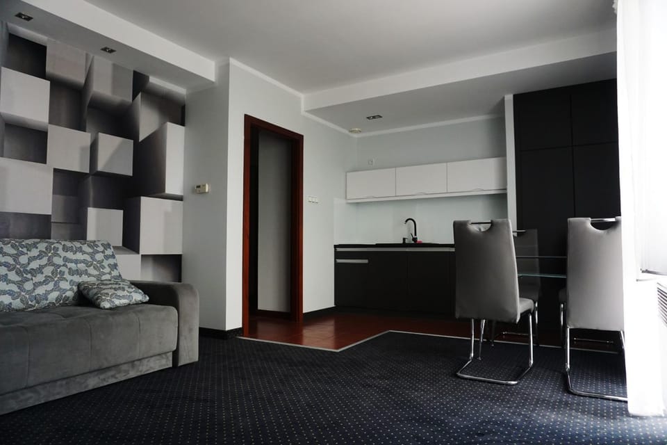 Kitchen or kitchenette, Living room, Dining area