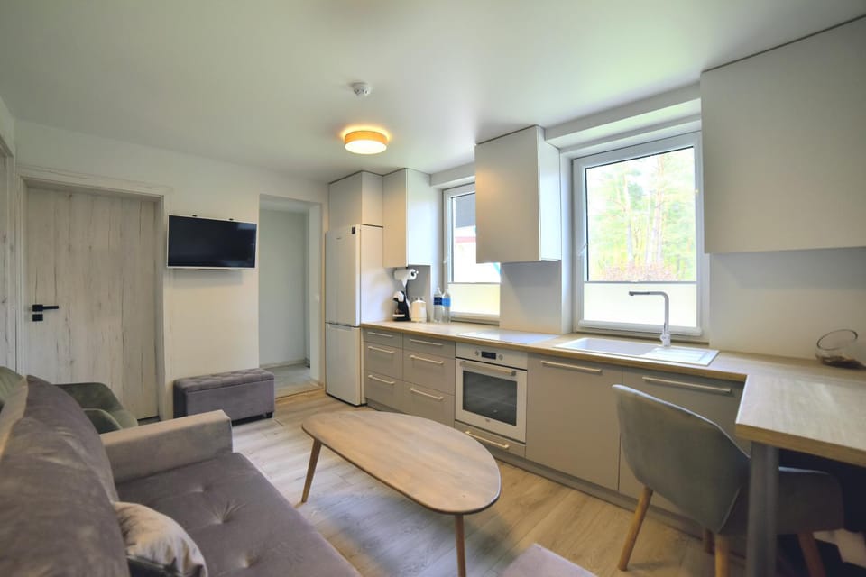 Living room, kitchen