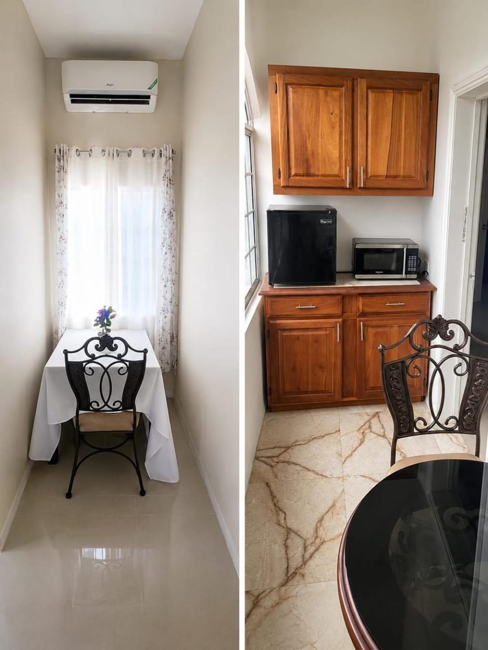 Kitchen or kitchenette, Seating area