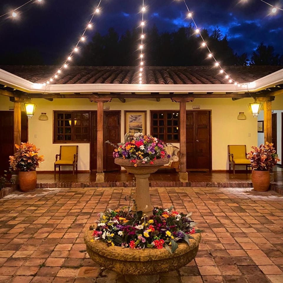 Property building, Patio, Night