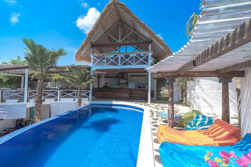 Property building, Pool view, Swimming pool