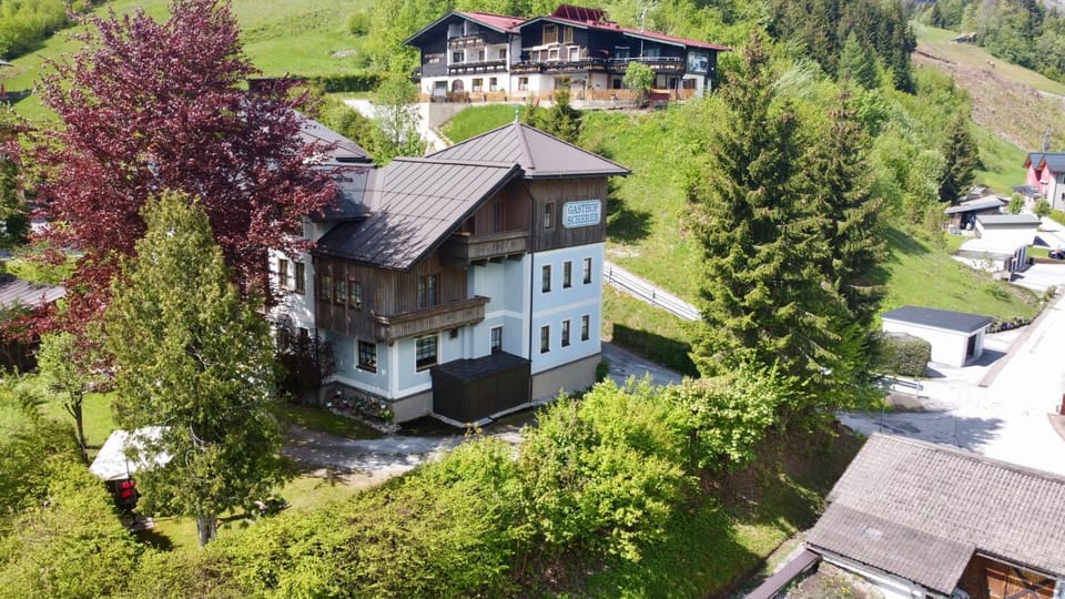 Property building, Bird's eye view, Summer