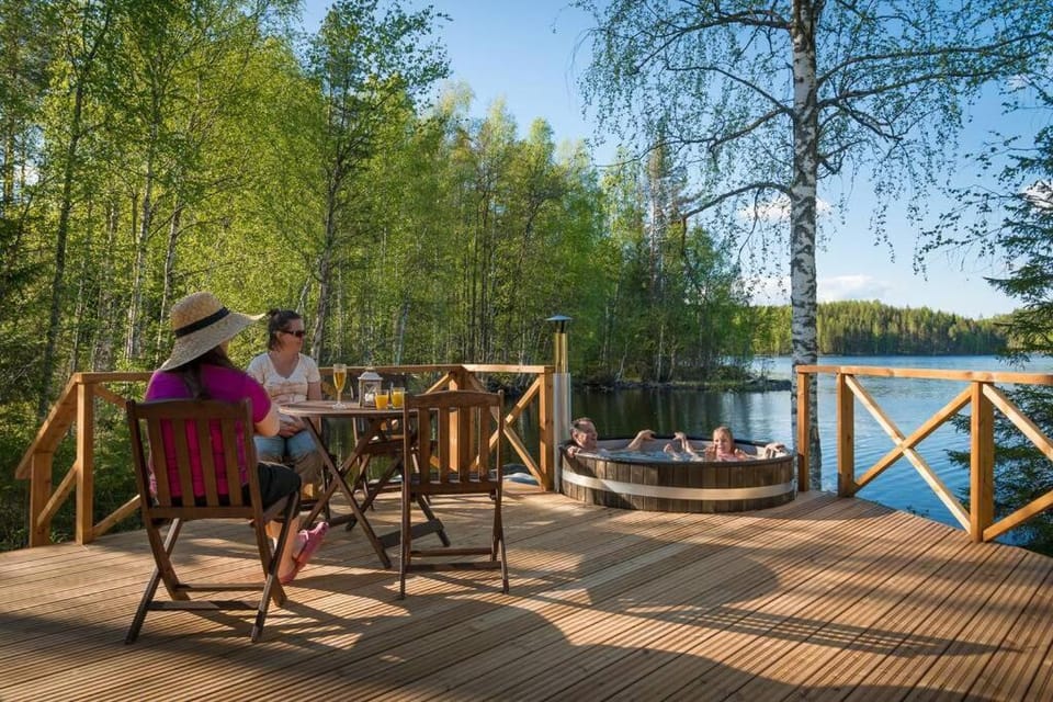 Day, Balcony/Terrace, Lake view, Open Air Bath