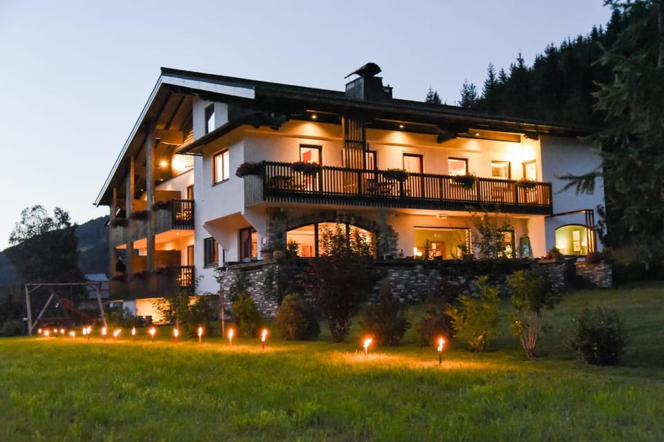 Property building, Summer, Garden, Sunset