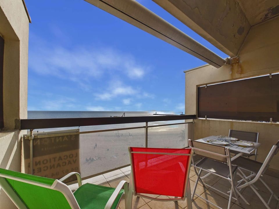 Studio lumineux face à la mer pour 3 personnes avec 2 terrasses - Grau d'Agde - FR-1-423-216 Apartment in Agde