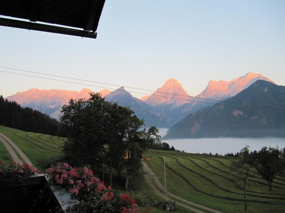 Natural landscape, Balcony/Terrace, Mountain view