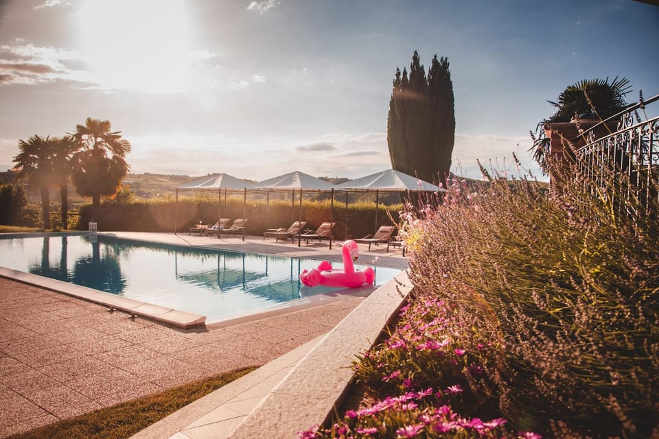 Pool view, Swimming pool, Sunrise, Sunset