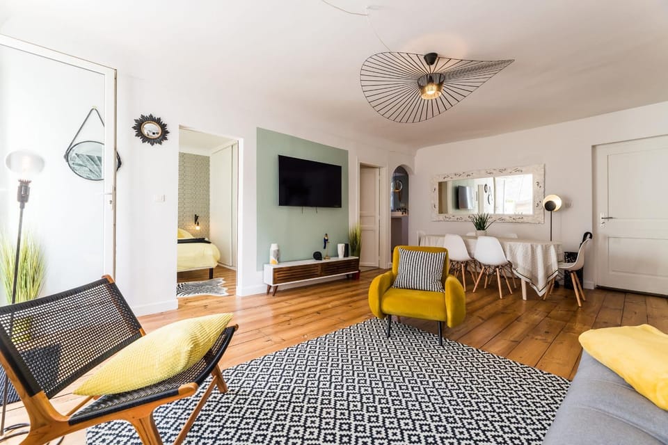 POP KEYWEEK Apt 3 bedrooms with terrace & parking Biarritz city center Apartment in Biarritz