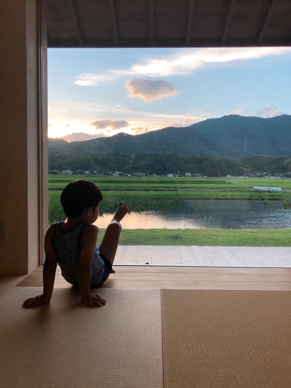 People, Natural landscape, Mountain view, Sunset