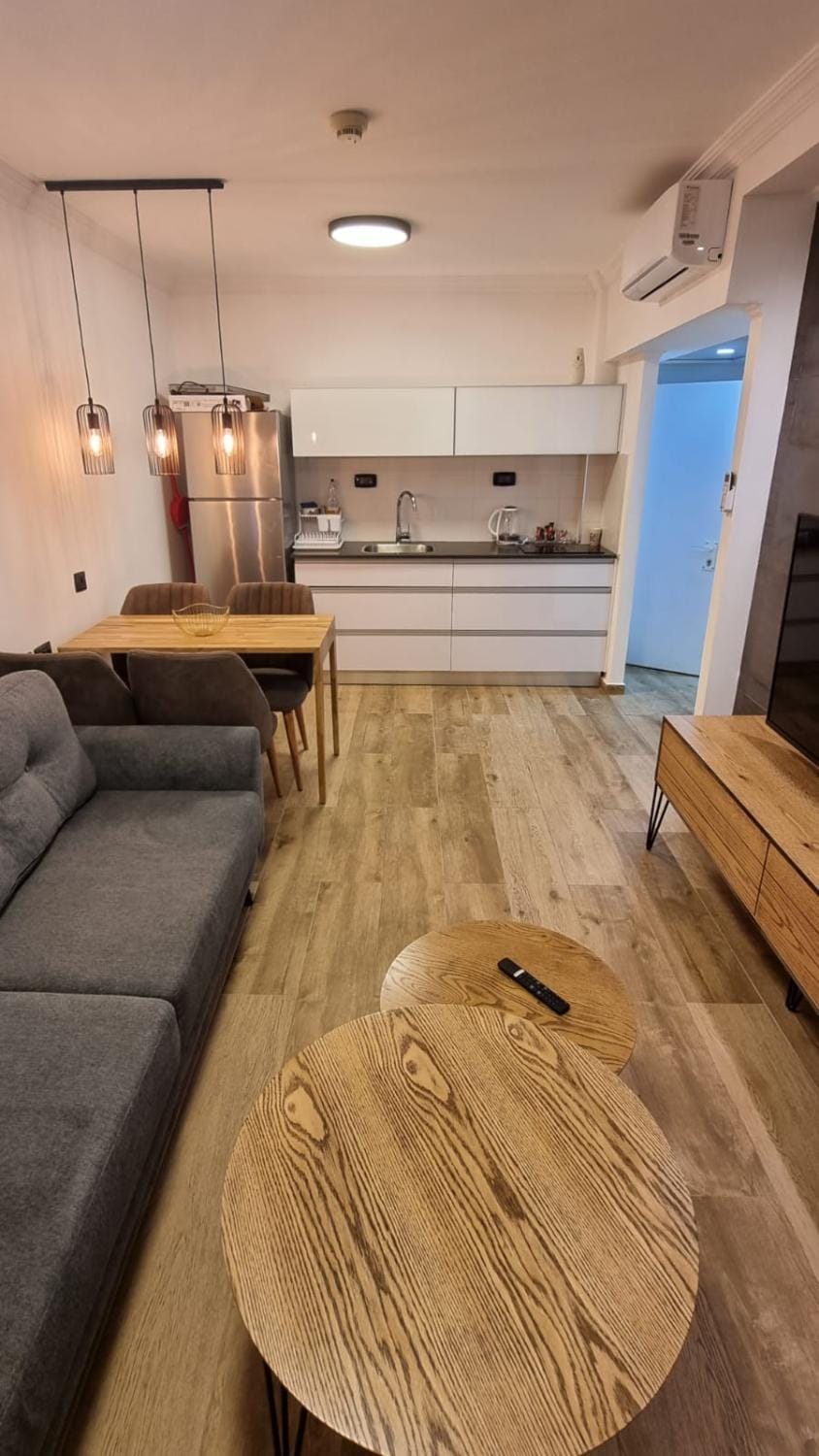 Kitchen or kitchenette, Living room, Dining area